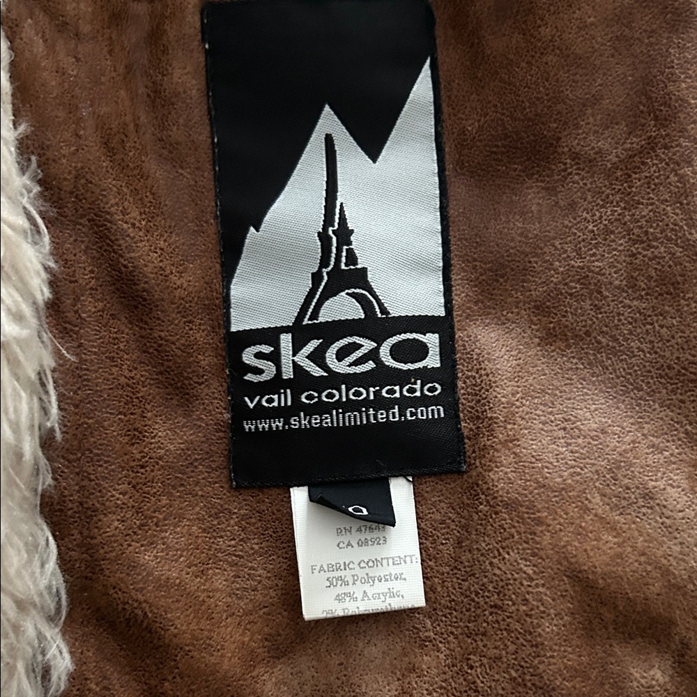 Women's Brown Shearling Ski Jacket - image 10